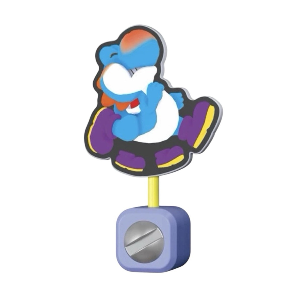 NWOT Super Mario Bros. Wonder Panel Clip Stand Blue Yoshi